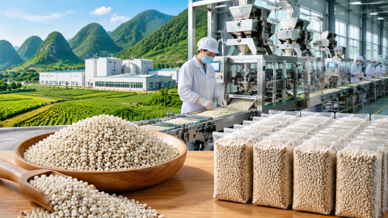 名山区为薏仁米采购提供产地直供